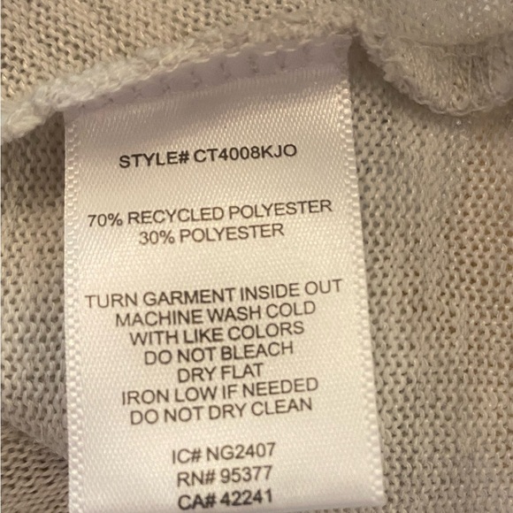 Sanctuary Women’s Gray Long Sleeve Crew Shirt New M-L - Picture 2 of 14